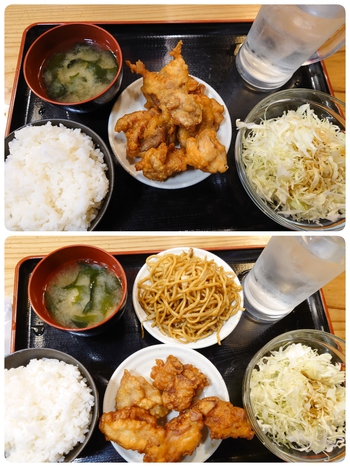 またまたまた唐揚げ定食