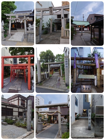 月一の近所の神社参り