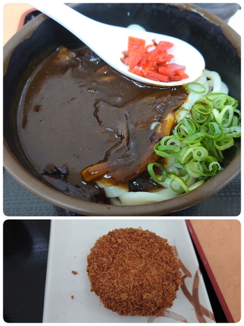 黒カレーうどん