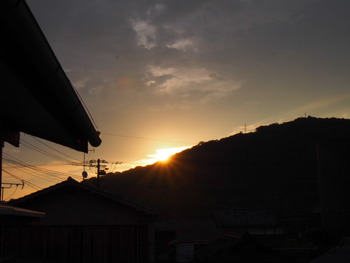 朝陽に出会えた