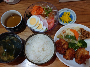 ぬくもりさんで、お昼エネチャージ