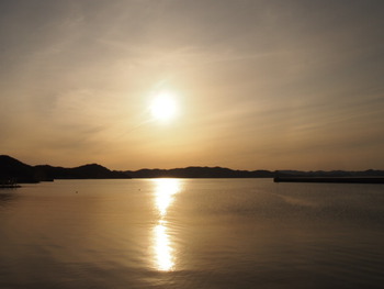 ちょっと早めの夕方の散歩