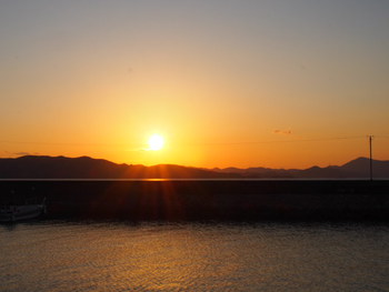 癒やしの夕方の空
