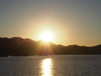 夕方の散歩