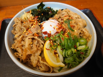スペシャルぶっかけうどん