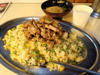 かしわバターチャーハン