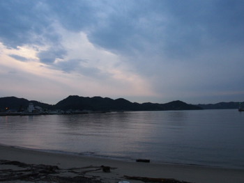 夕方の散歩