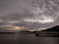 雲が朱く染まった 2024/10/15 07:46:40