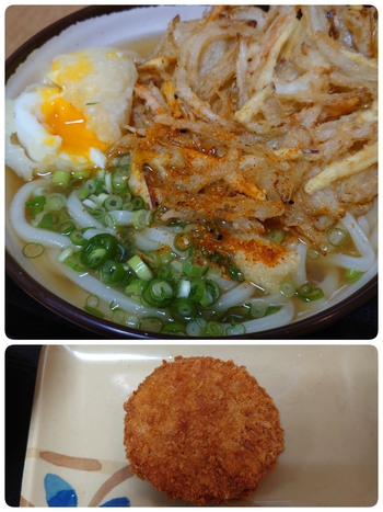 今日もお昼うどん