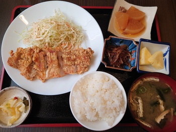 若鶏スパイシー揚げ定食