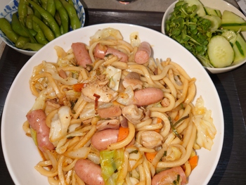ポン酢うどん焼き