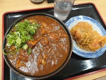カレーうどん@一福