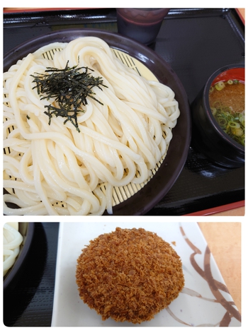 たも屋でざるうどん