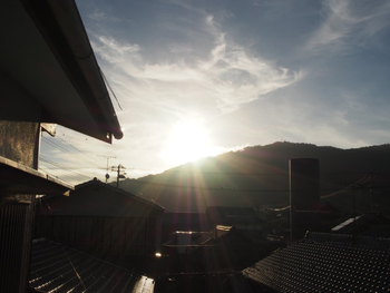 眩しい朝