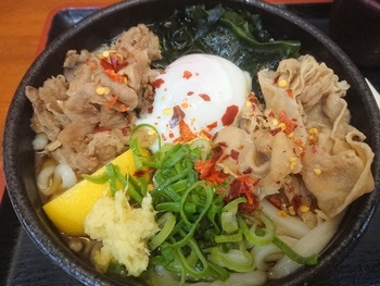 スペシャルぶっかけうどん in 綿谷