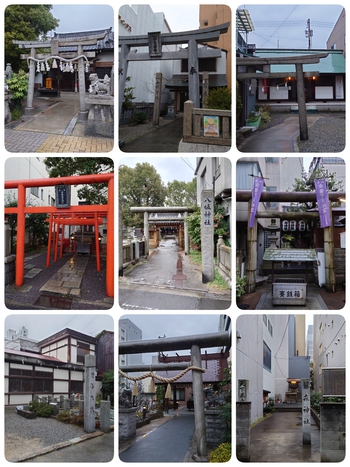 月一の近所の神社参り