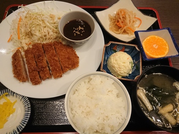 豚カツ定食@せきや