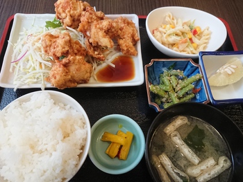 唐揚げ定食@せきや