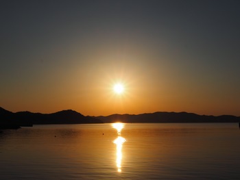 夕方の散歩