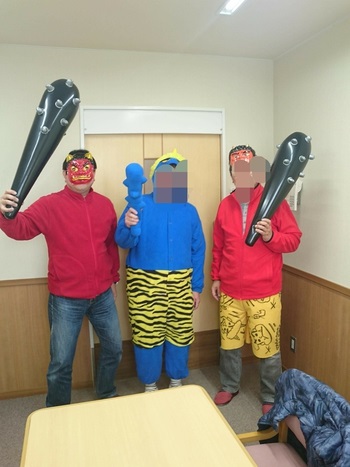 鬼役ボランティア