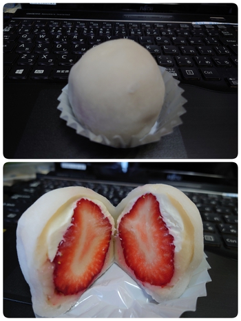 クリームチーズいちご大福