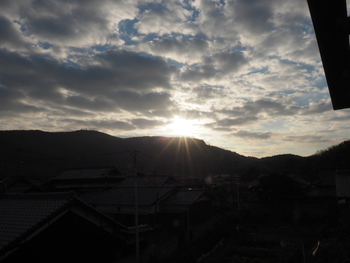 2022年最終日の朝