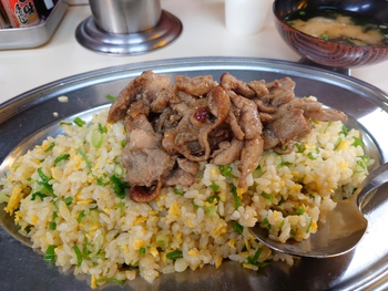かしわバターチャーハン大
