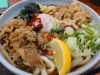 スペシャルぶっかけうどん