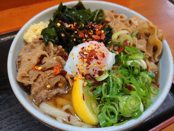 スペシャルぶっかけうどん