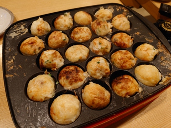今夜は、たこ焼き修行