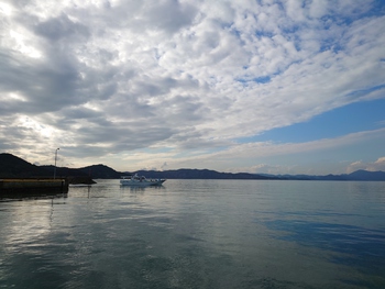 太陽と潮風を浴びながら