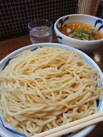 辛味噌つけめん特盛り