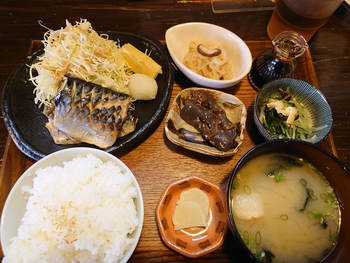 サバの塩焼き定食
