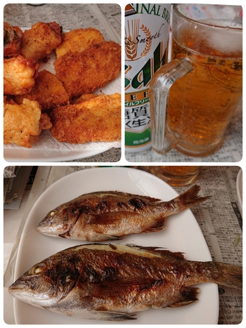 お昼ぷはぁ～