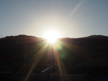 いいお天気だ。
