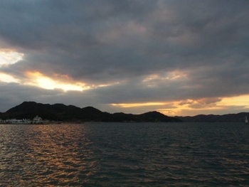 夕方の散歩