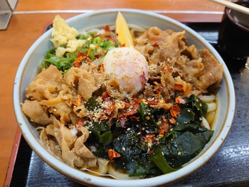 スペシャルぶっかけうどん