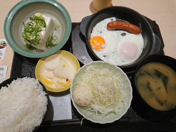 朝エネチャージでお腹いっぱい