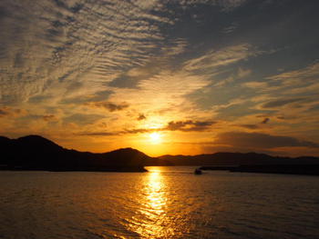 久々の夕陽