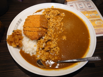 本日は、CoCo壱で