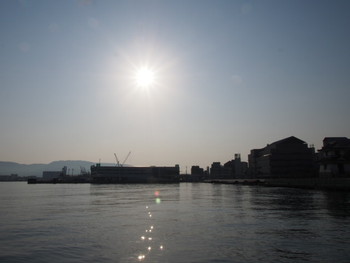 実家(豊島)へ