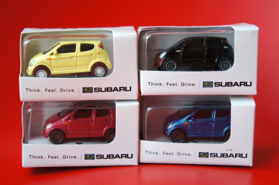SUBARU R2 S (2003) プリズムブルー・メタリック (ミニカー