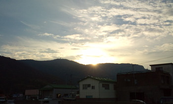 朝だぁ〜
