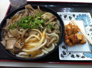 本日のお昼うどん