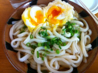 本日のお昼うどん