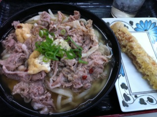 本日のお昼うどん
