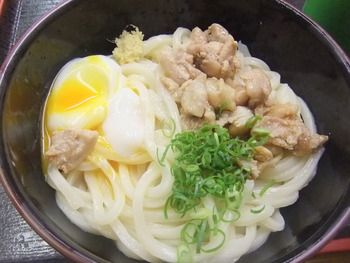 本日のお昼うどん