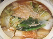 寒い夜はキムチ鍋