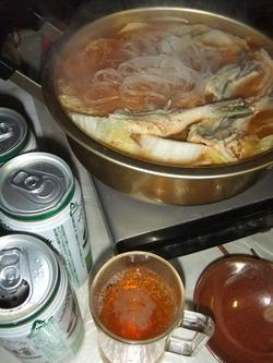 今夜も、お鍋でプハァ～っと