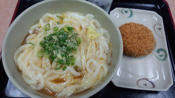 本日のお昼うどん